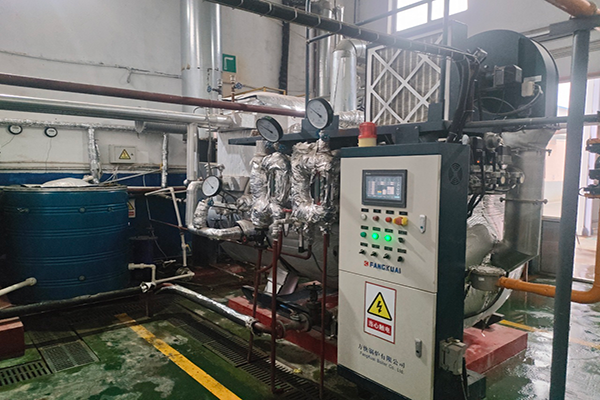 濰坊某飼料公司使用方快鍋爐一臺1噸燃氣蒸汽鍋爐