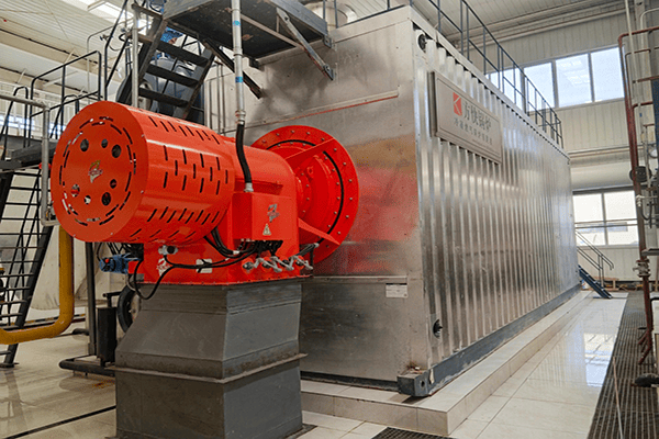 天津某熱力公司使用方快鍋爐5臺40噸一臺20噸燃氣熱水鍋爐案例