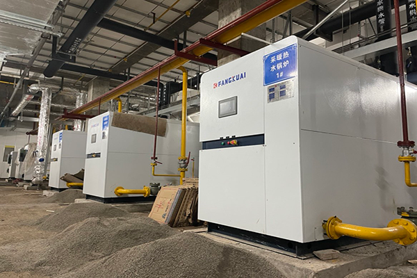 恩施某醫院使用方快鍋爐的燃氣真空熱水鍋爐案例