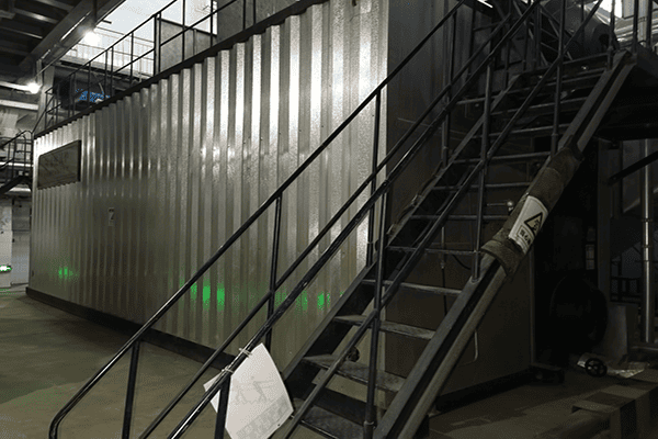 濟(jì)南某制藥公司使用方快鍋爐一臺(tái)水管蒸汽鍋爐