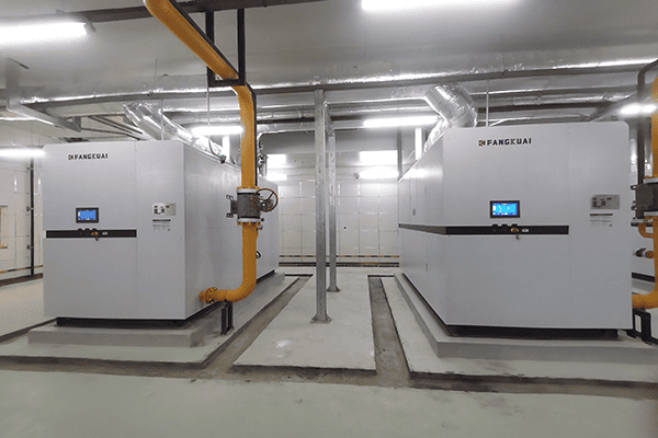 杭州某科研單位使用方快鍋爐4臺3500kw燃氣真空熱水鍋爐案例